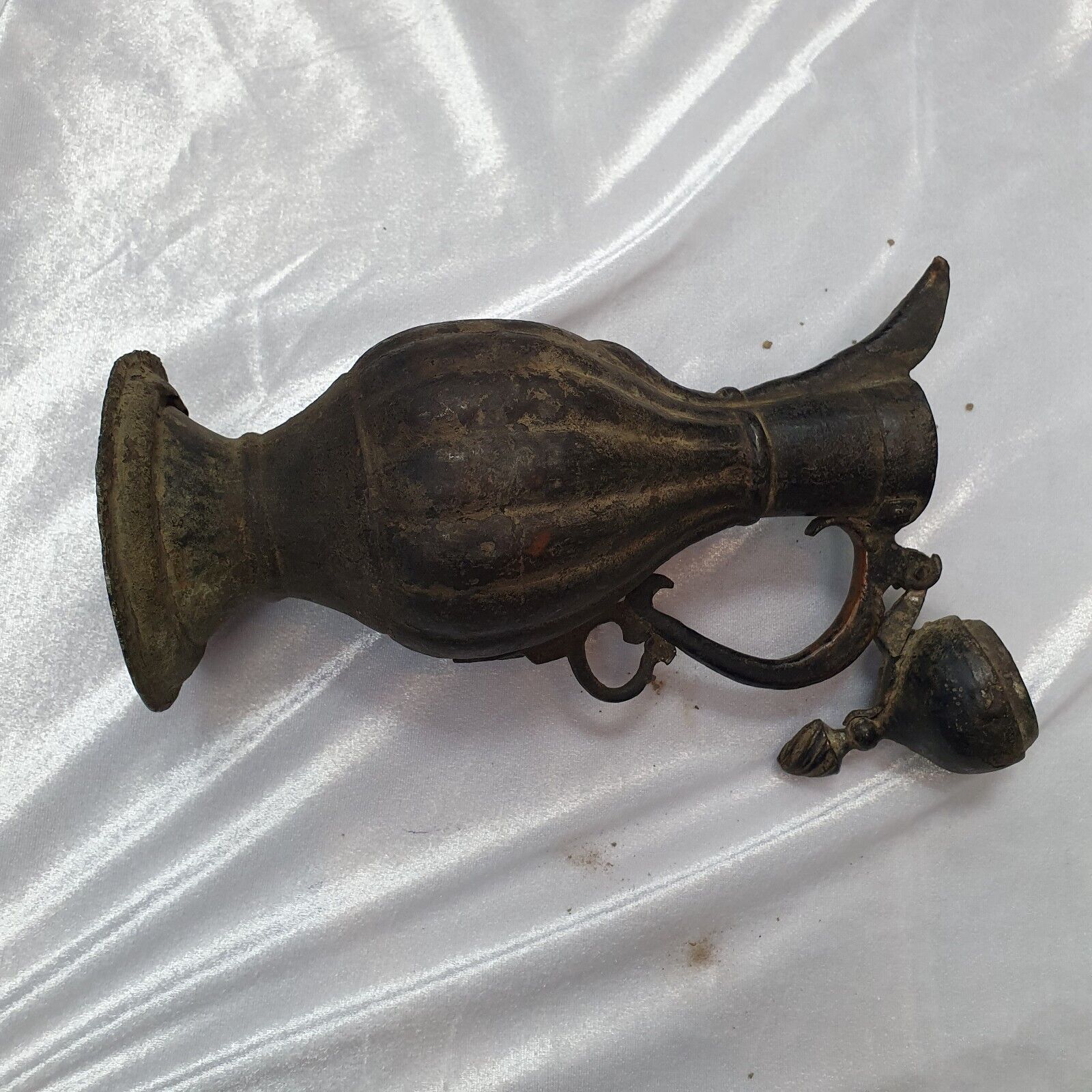 Antique Bronze jug Hand Carved Museum Quality Unique Tea Pot