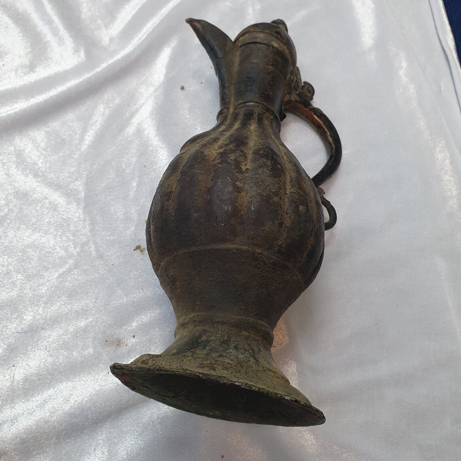 Antique Bronze jug Hand Carved Museum Quality Unique Tea Pot