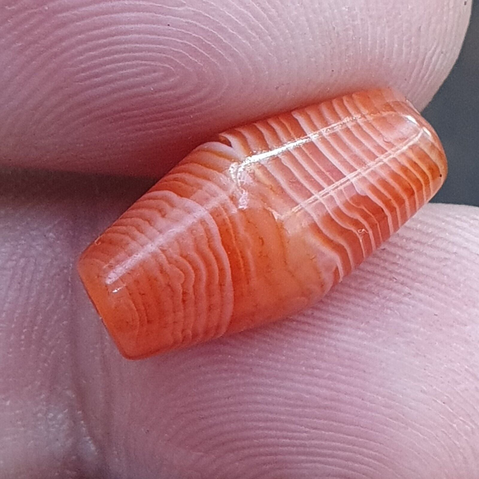 Lot 20 Agate Himalayan Taiwanese Red Agate Natural Eye Bead RD-L-20