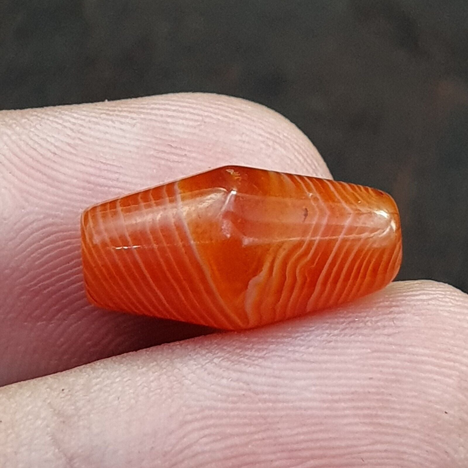 Lot 20 Agate Himalayan Taiwanese Red Agate Natural Eye Bead RD-L-20