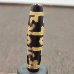 Vintage Old Tibetan 3 Eyes Agate stone Dzi Bead Amulet TB-9-1