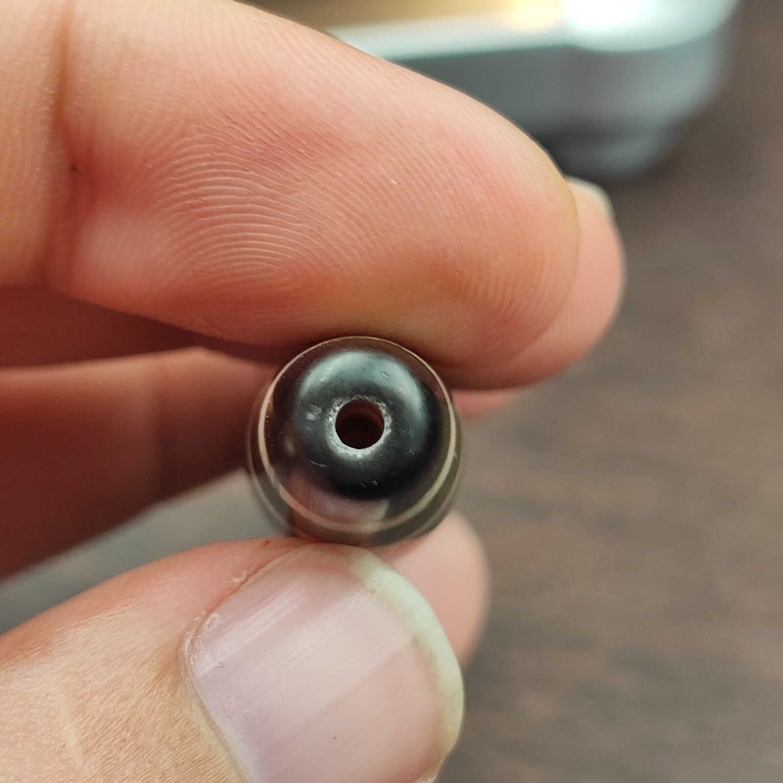 Old Indo Tibetan Agate 3 Eyes in eyes & lines Agate stone Dzi Bead Amulet