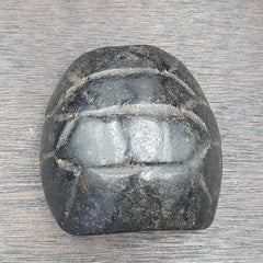 Antique Black Magnetic Stone mysterious animal carving Stone Bead Amulet MG-9-2