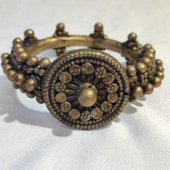 Antique Vintage Wonderful Middle Eastern Brass Bronze Bracelet