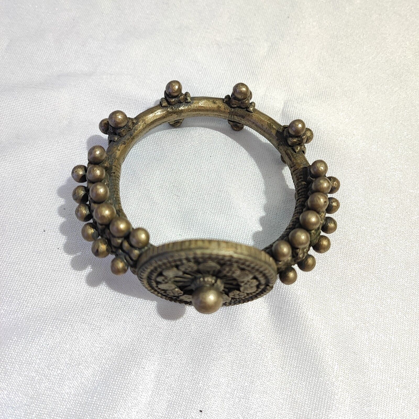 Antique Vintage Wonderful Middle Eastern Brass Bronze Bracelet
