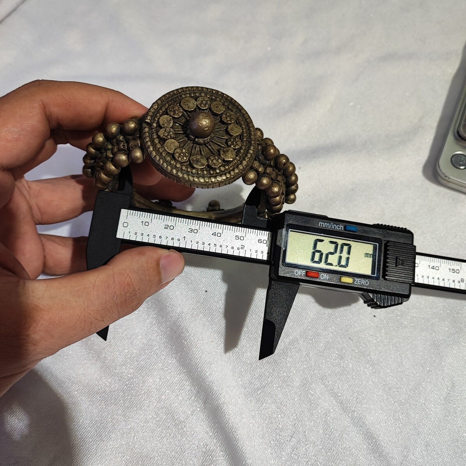 Antique Vintage Wonderful Middle Eastern Brass Bronze Bracelet