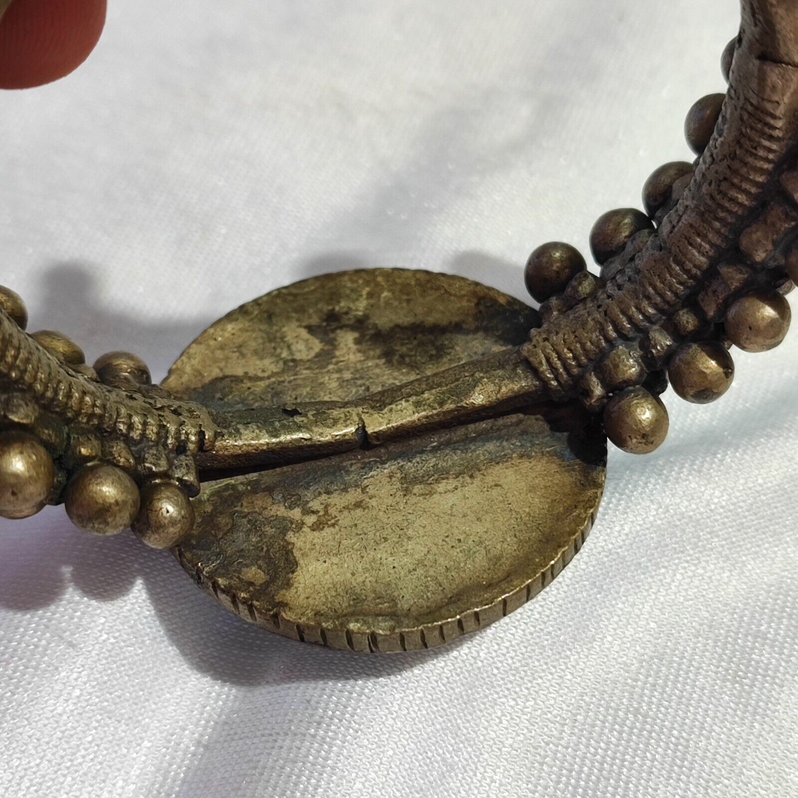 Antique Vintage Wonderful Middle Eastern Brass Bronze Bracelet