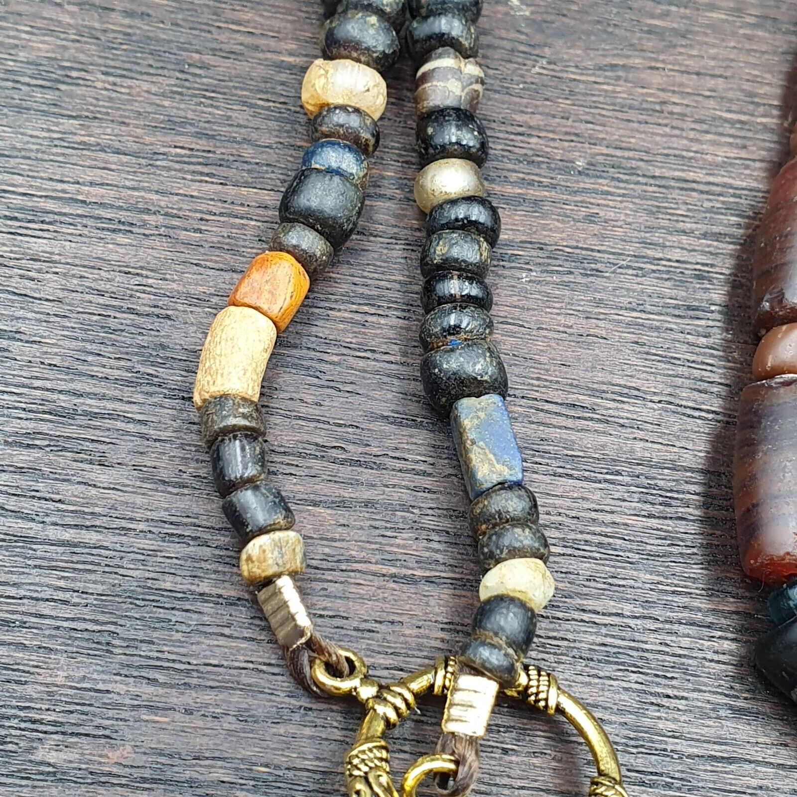 Ancient Islamic Roman Era Antique Glass Beads Necklace #NC 47