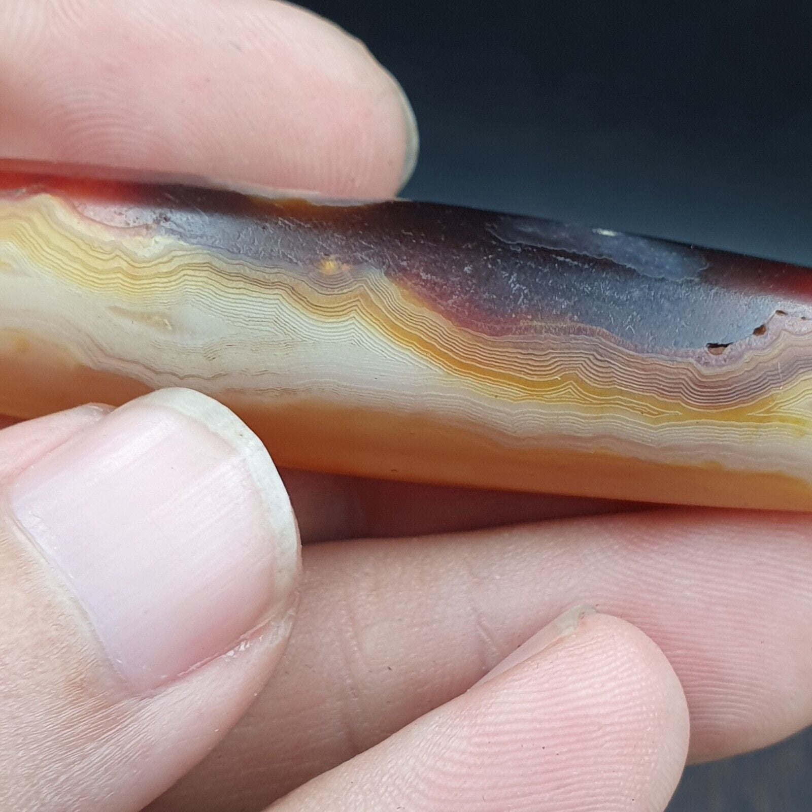 Antique Yemeni Old Crystal Agate Middle Eastern yellow Agate Bead -35Y