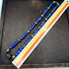 Harmony of Murano Mix Venetian Inspired Beadwork Chevron Beads Necklace NC-504