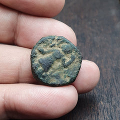 ANCIENT GREEK ROMAN BYZANTINE KUSHAN Coin Green Patina coin CN-8y