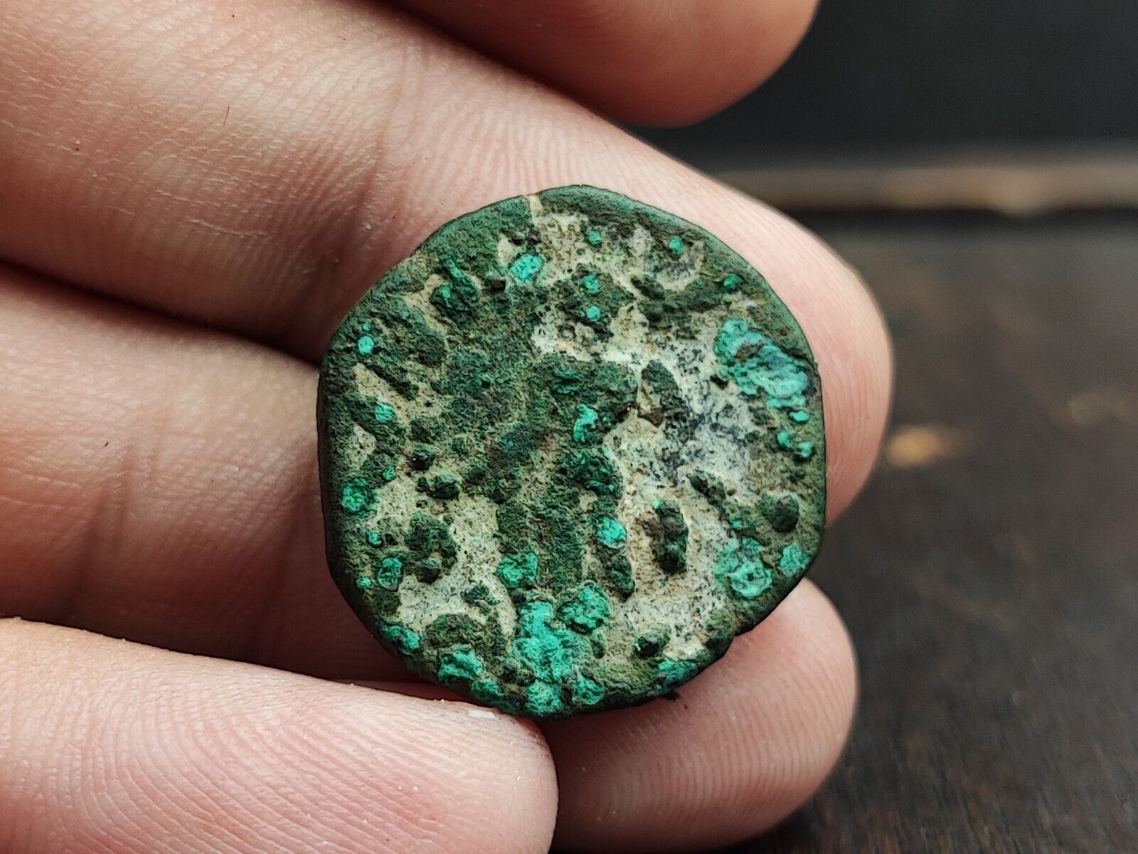 Ancient 1 Tetradrachm 80-100 Kushan Empire (60-375) Bronze Vima Takto  CN-3Y
