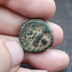 ANCIENT GREEK ROMAN BYZANTINE KUSHAN Coin Green Patina coin CN-8y