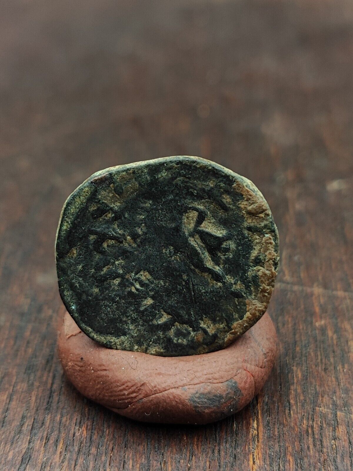 ANCIENT GREEK ROMAN BYZANTINE KUSHAN Coin Green Patina coin CN-5y