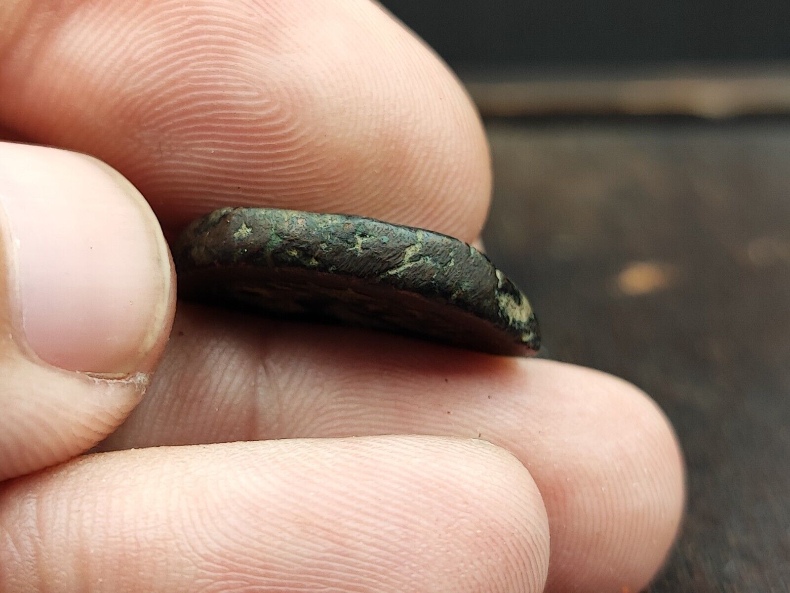 Bronze coin of Kushan emperor Vima Takto alias Soter Megas (80–90 CE) Ancient 4Y