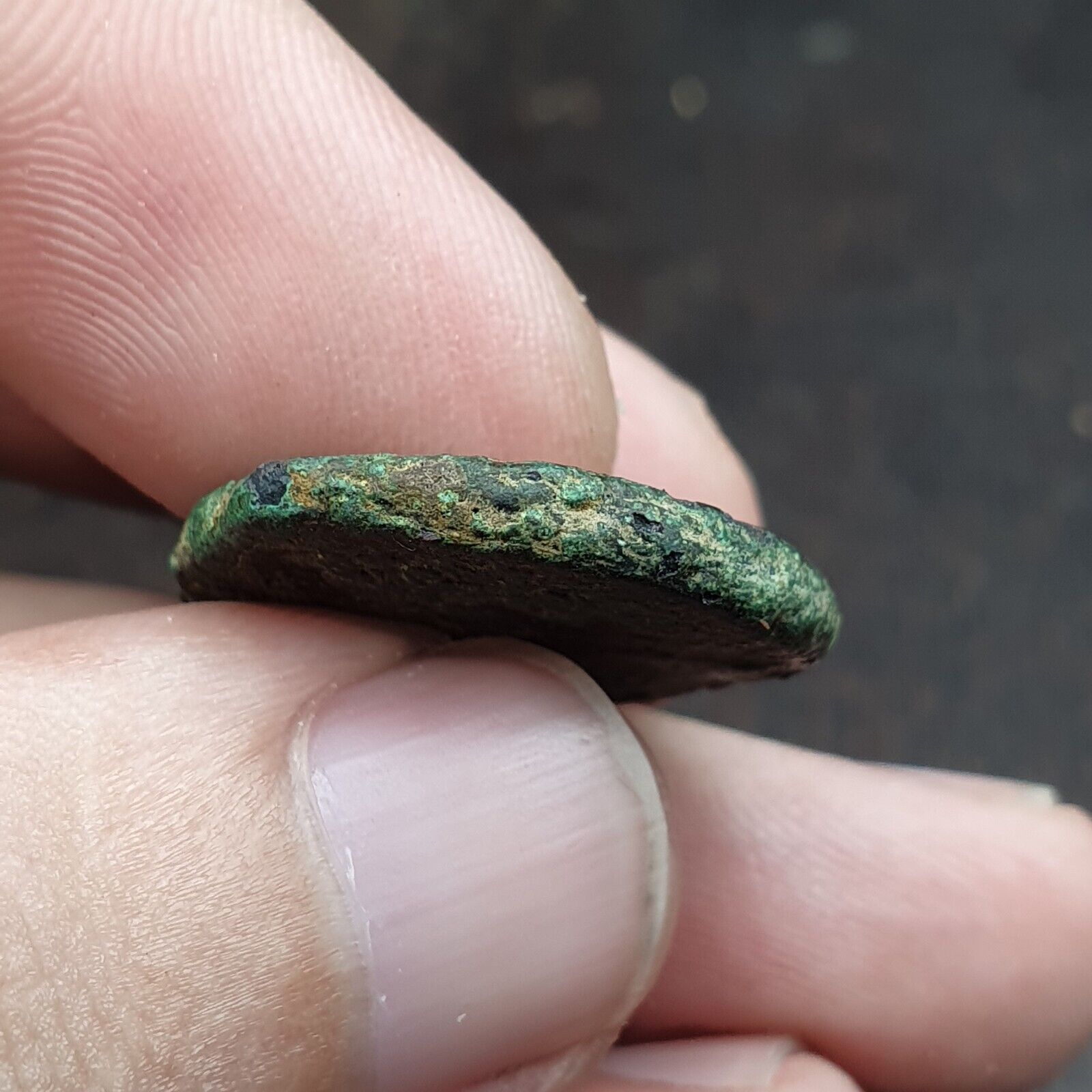 ANCIENT GREEK ROMAN BYZANTINE KUSHAN Coin Green Patina coin CN-7y