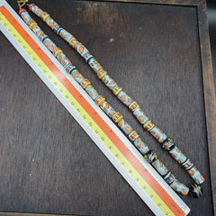 Vintage Adrican Style  Beads 10-12MM Aventurine glass Necklace