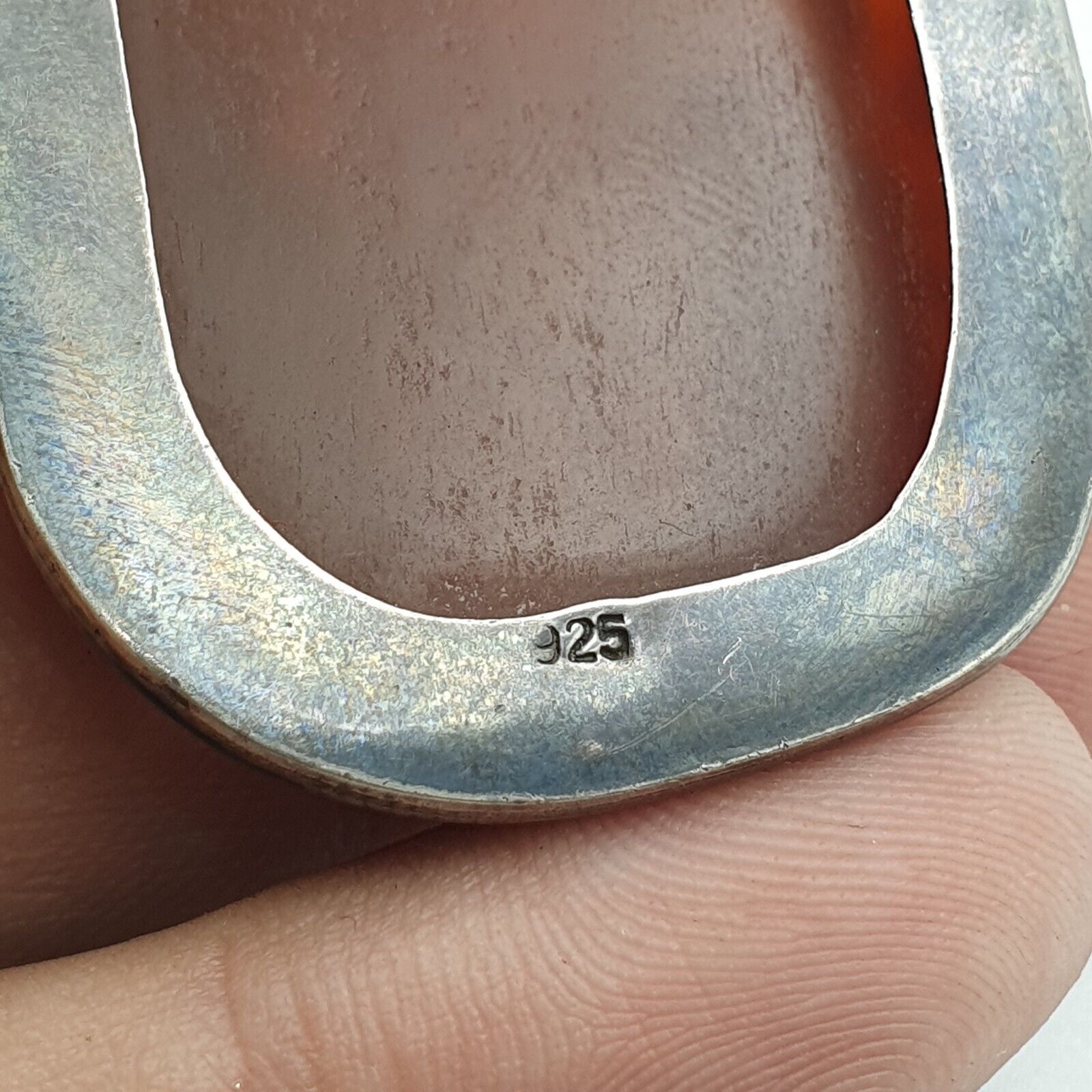 Tibetan Vintage Natural Red Carving Agate Dragon Figurine 925 Silver Pendant