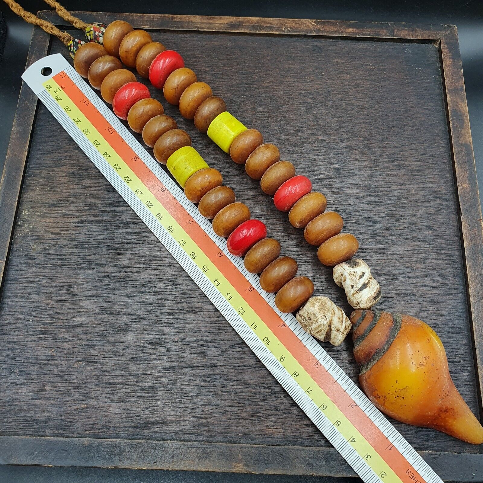 Moroccan Berber Necklace Handcrafted Amber Vintage Jewelry African Necklace M2