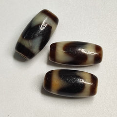 Lot 3 Powerful Unique patterns  Tibetan Agate Dzi Bead Amulet 130