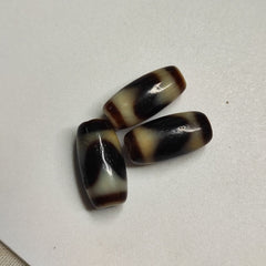 Lot 3 Powerful Unique patterns  Tibetan Agate Dzi Bead Amulet 130