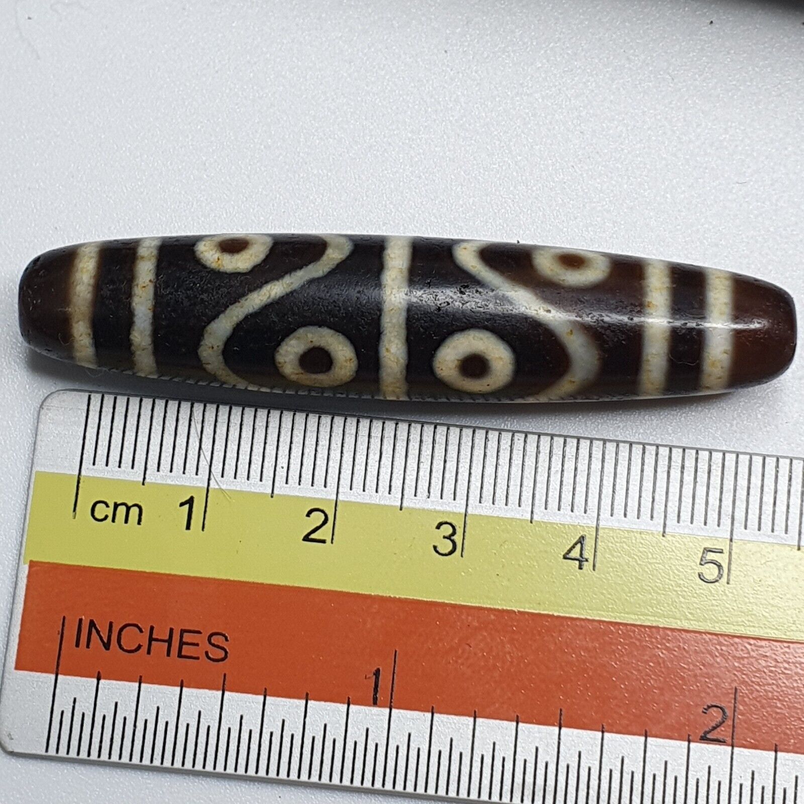 Powerful 8 eyes Unique patterns Tibetan Agate Dzi Bead Amulet CTC-8Y