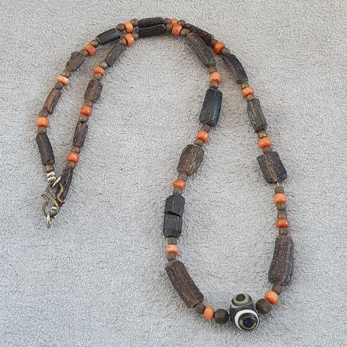 Antique Roman Era glass Beads Strand Necklace #G3