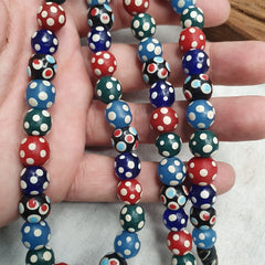 Venetian venetian Inspired Multicolor Skunk Beads Necklace