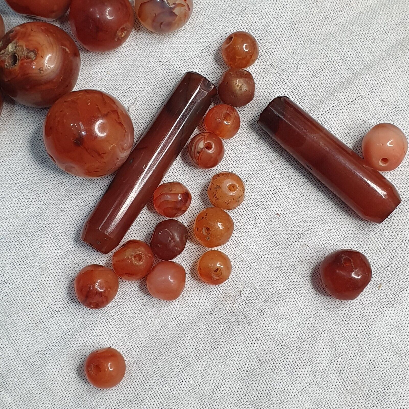 Lot Antique Red Agate Himalayan Tibetan African Agate carnelian Beads CRD