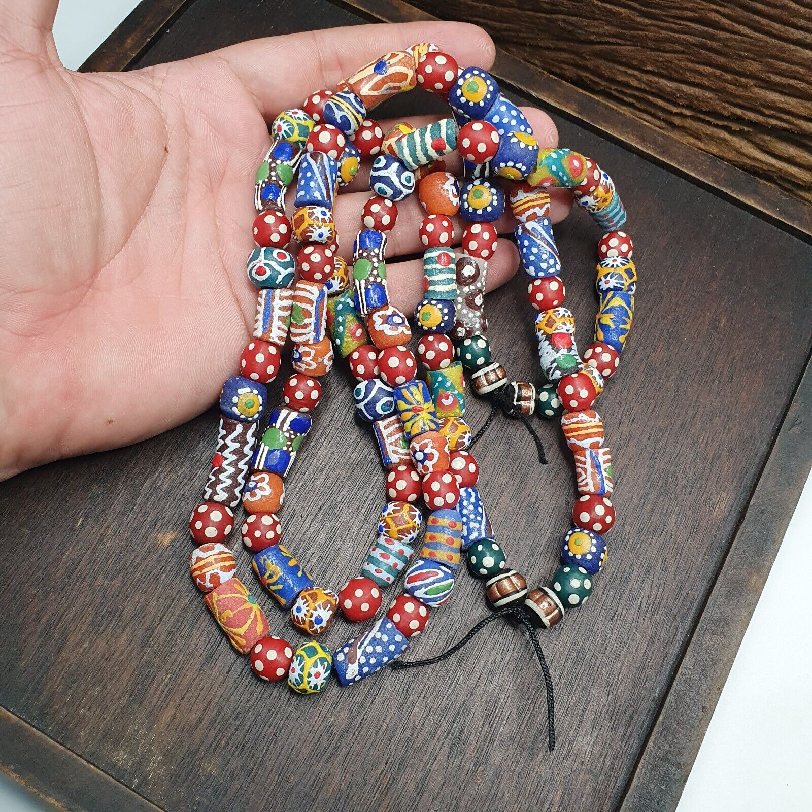 Vintage African Beads Collection Glass beads Necklace