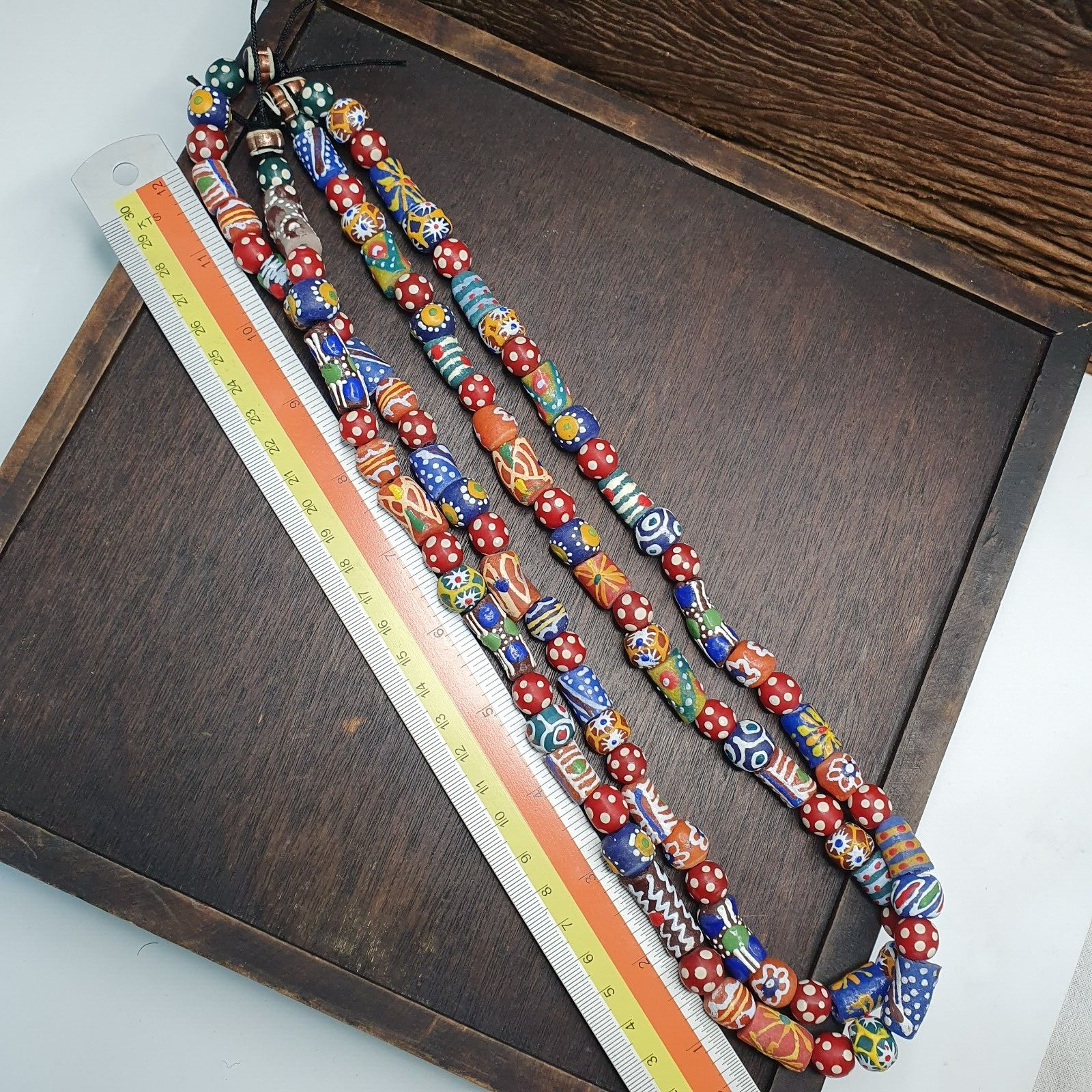 Vintage African Beads Collection Glass beads Necklace