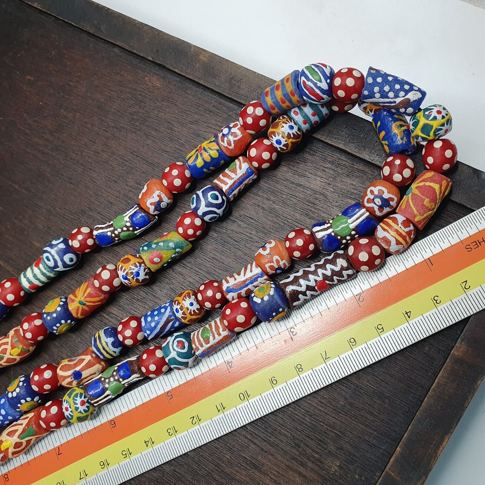 Vintage African Beads Collection Glass beads Necklace