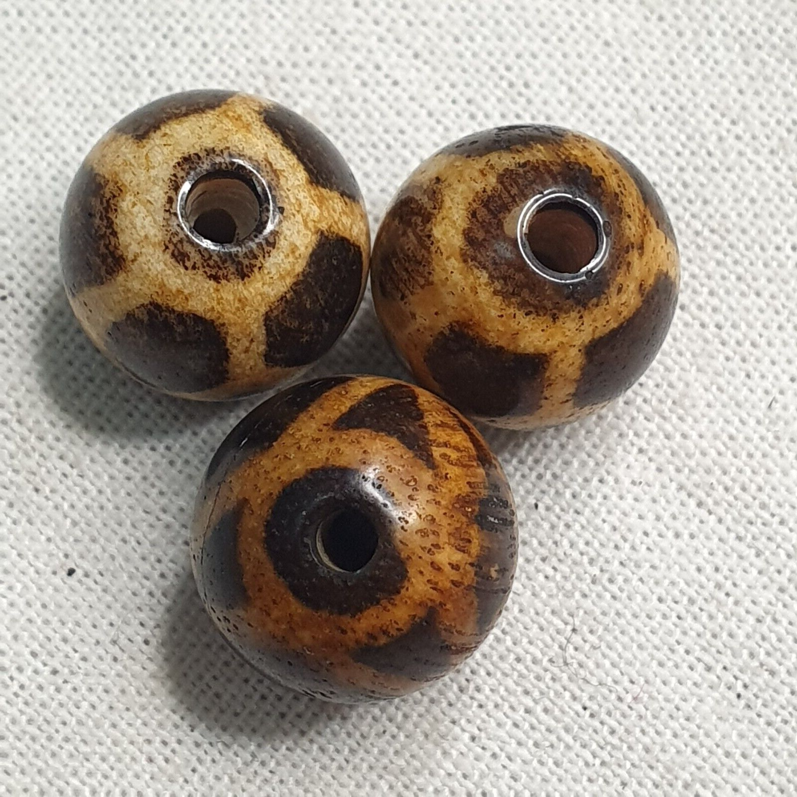 LoT 3 Antique Old PYU Culture Burmese SILKY PATINA PUMTEK Stripes Patterns