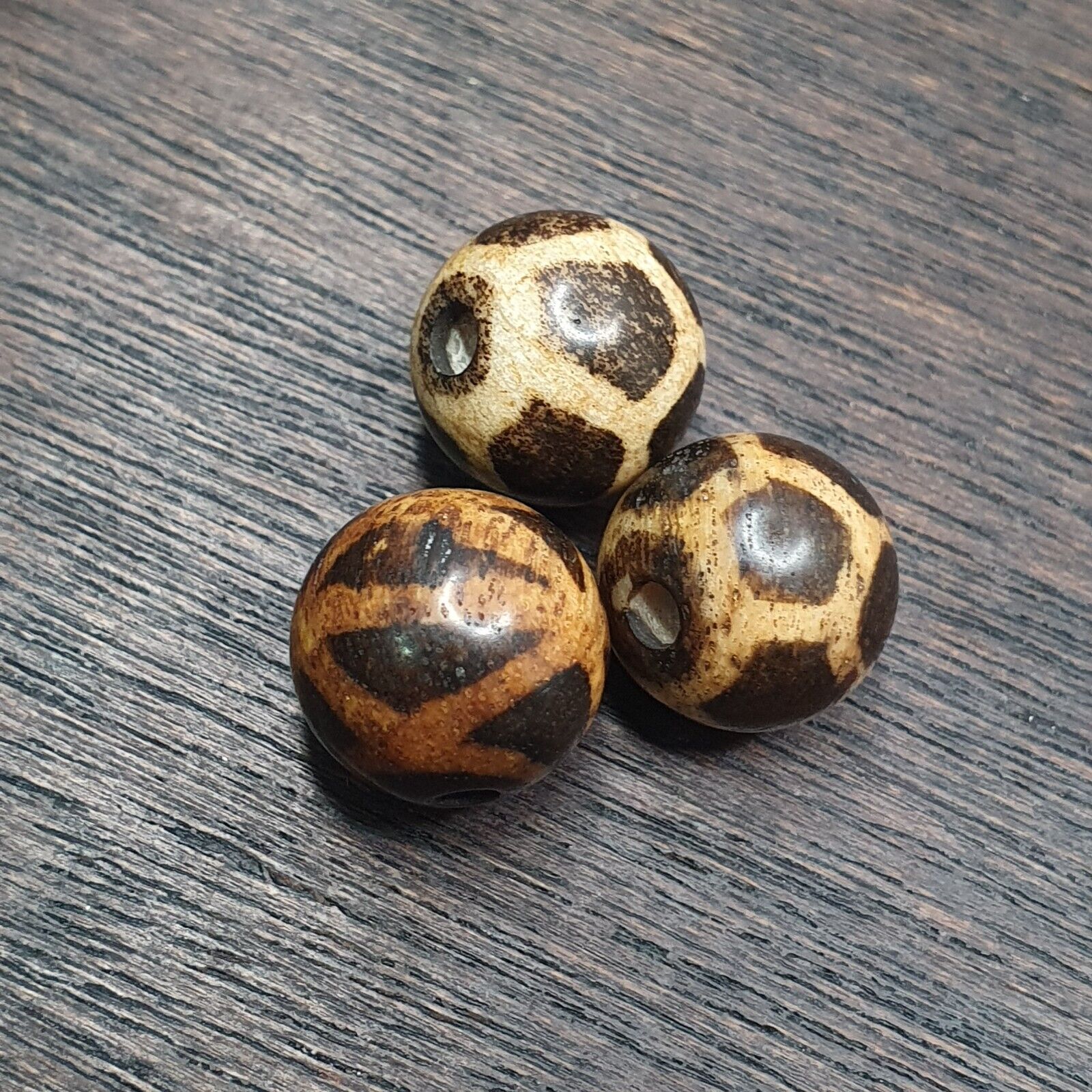 LoT 3 Antique Old PYU Culture Burmese SILKY PATINA PUMTEK Stripes Patterns