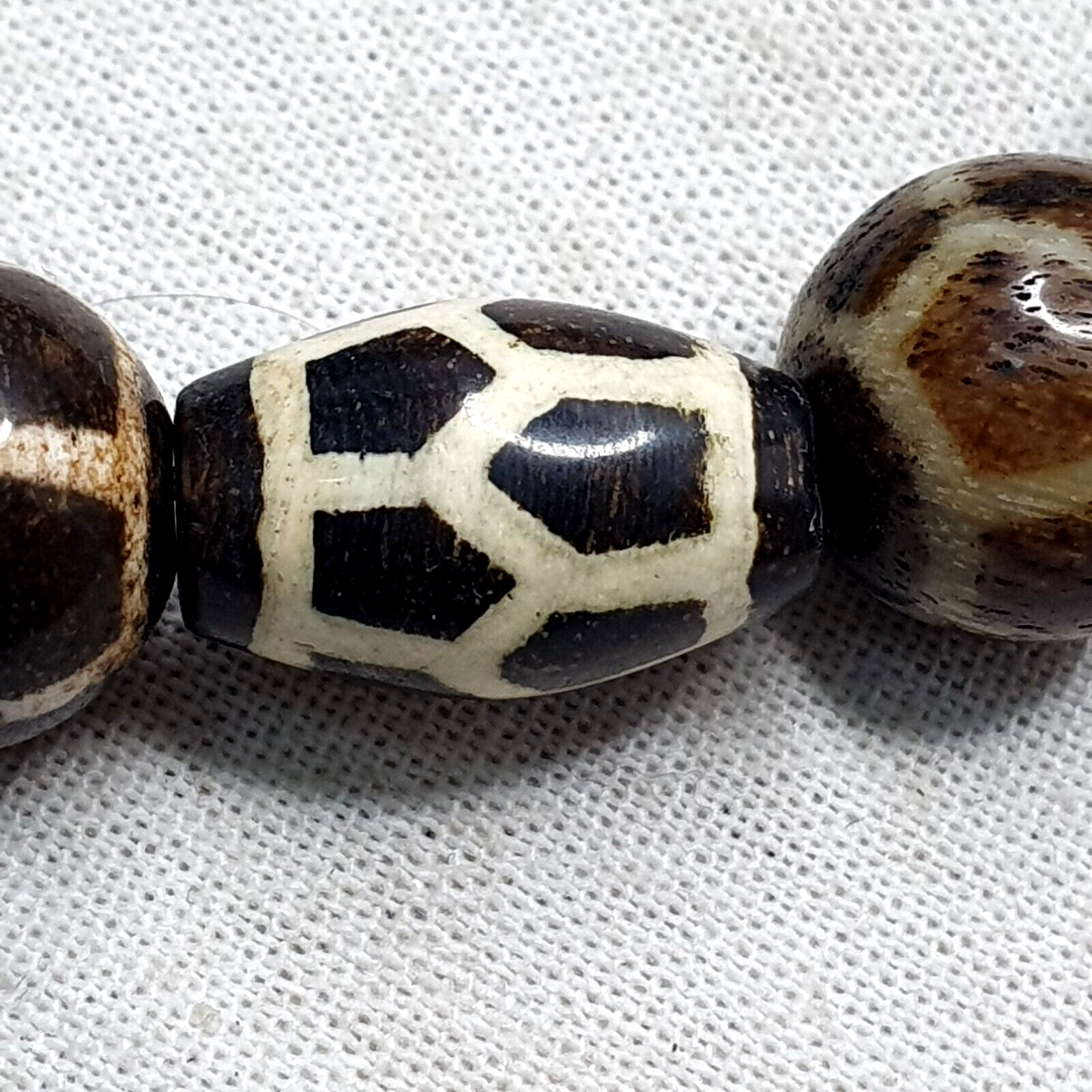 South Asian Burmese Antiques Pumtek Pyu Beads Lot 16 Beads Bracelet