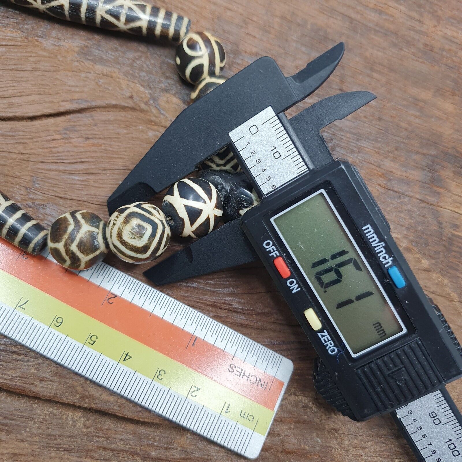 South Asian Antique Pumtek Pyu beads necklace rare patterns Pendants