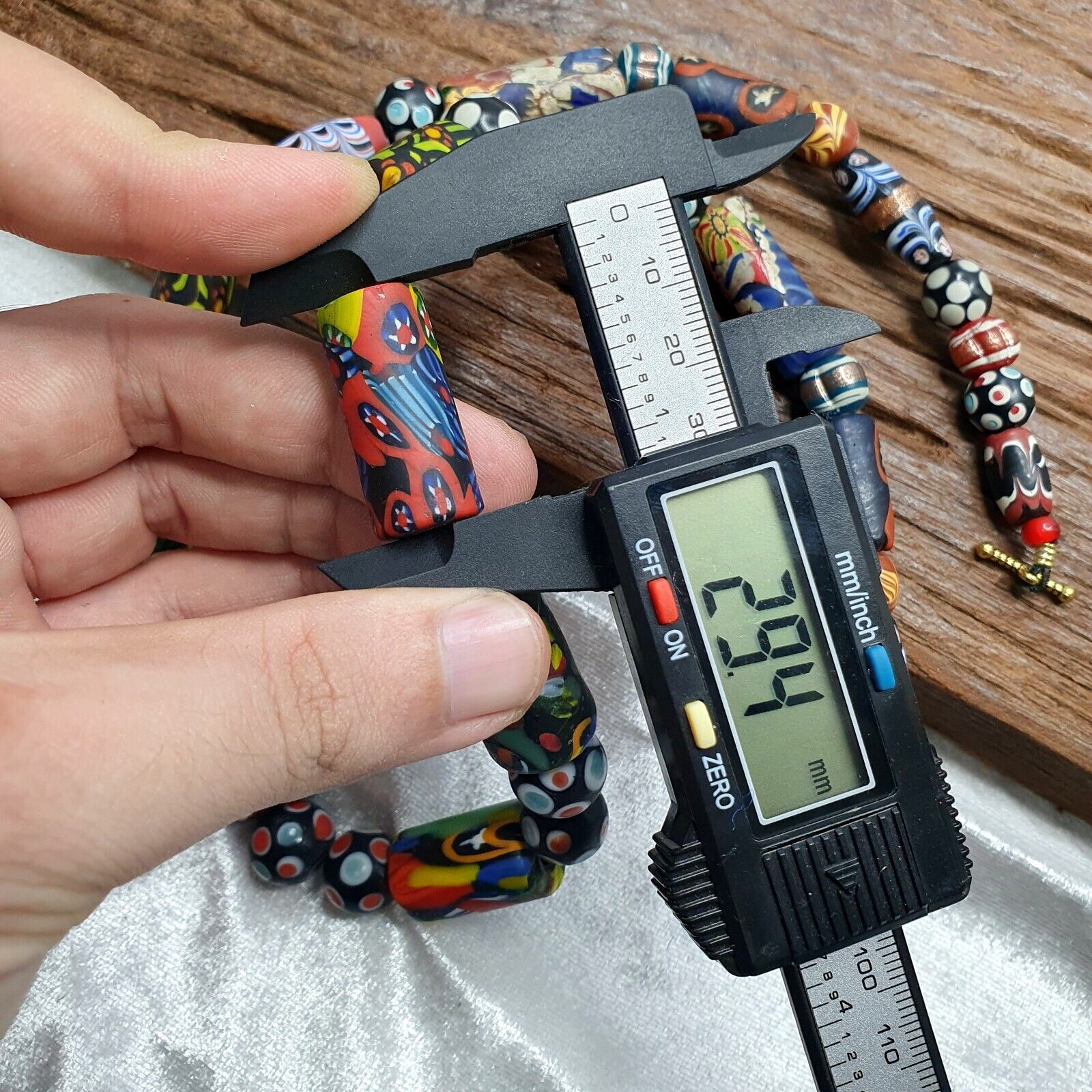 Vintage Fancy Glass Venetian Style Mix Beads | African Necklace GLS1