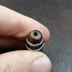 Tibetan bead old agate 2 eyed ancient Style dzi pure amulet tibet eyes Bead