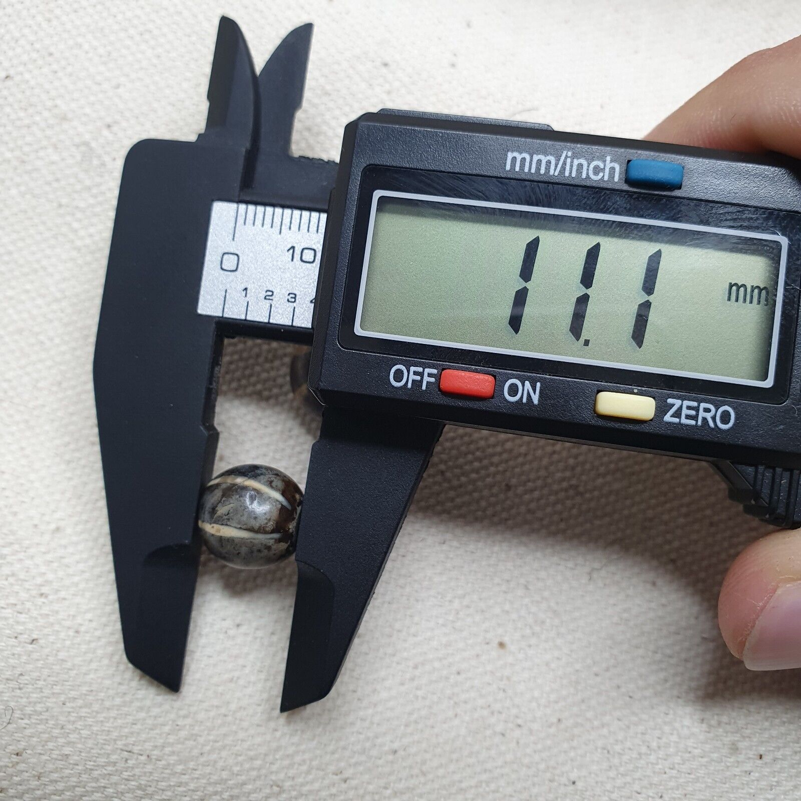 Genuine Antique Pyu Tircul Burmese Etched Pumtek with 6 lines VERY OLD