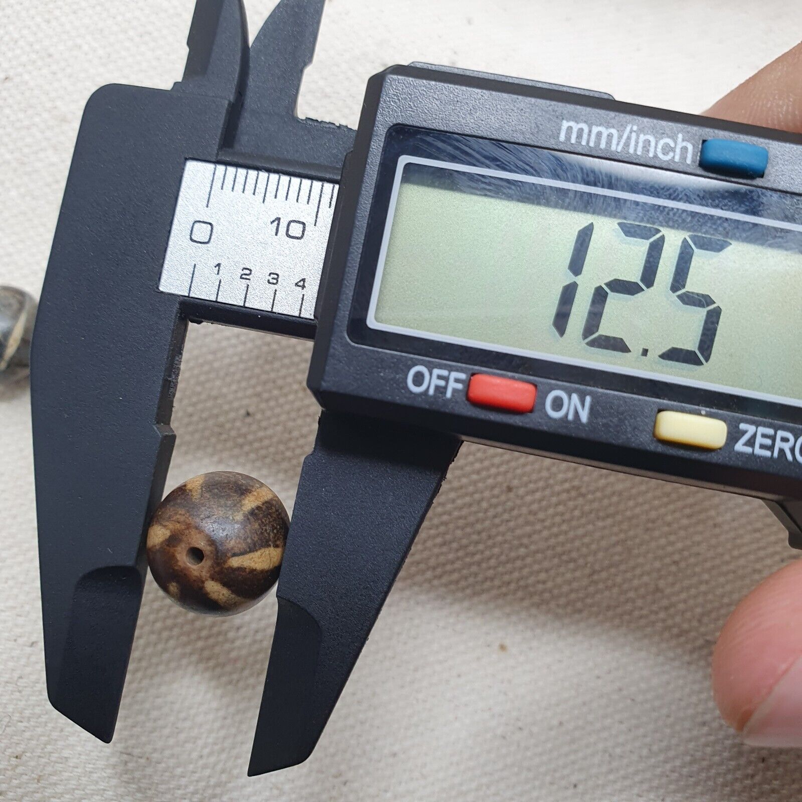 Genuine Antique Pyu Tircul Burmese Etched Pumtek with 6 lines VERY OLD