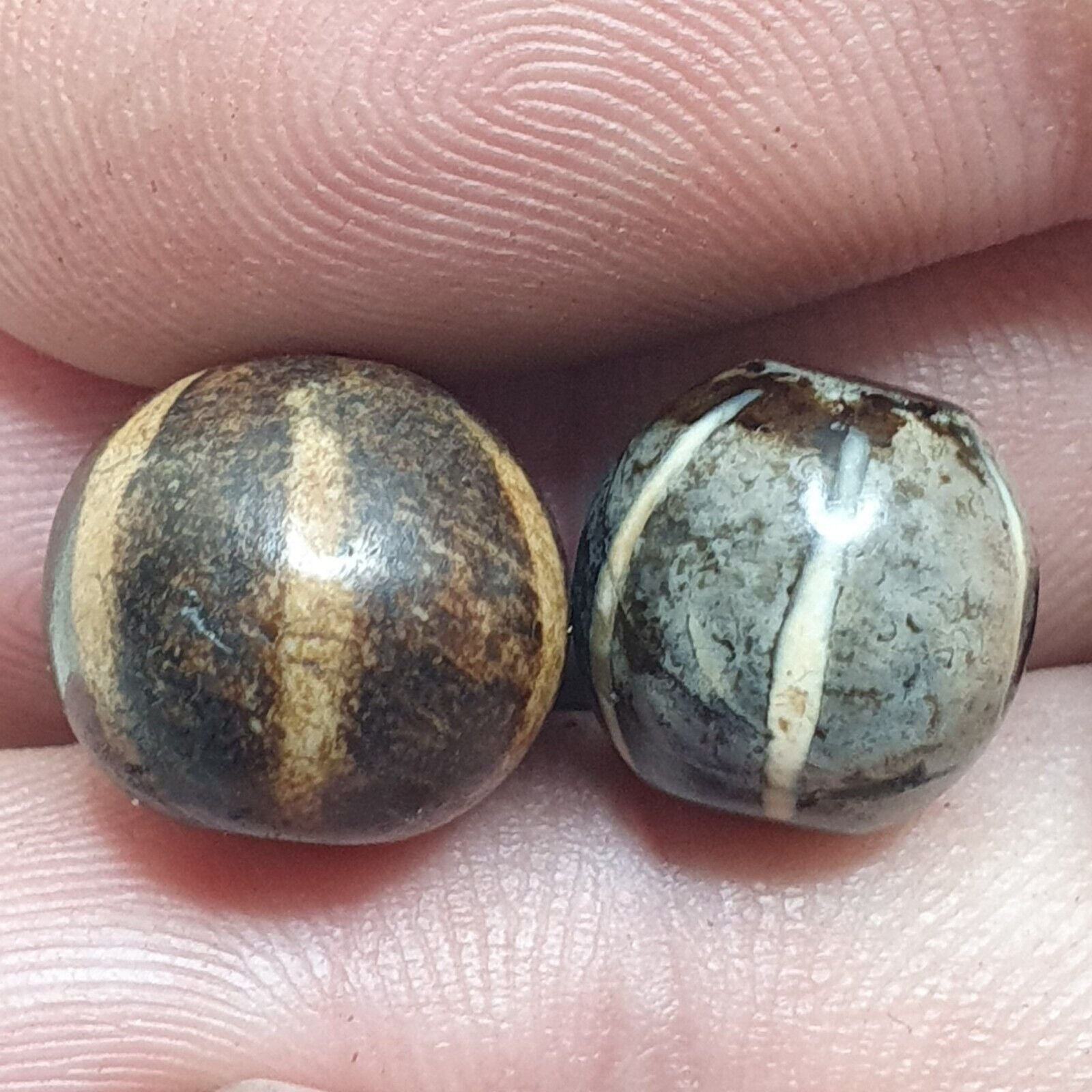 Genuine Antique Pyu Tircul Burmese Etched Pumtek with 6 lines VERY OLD