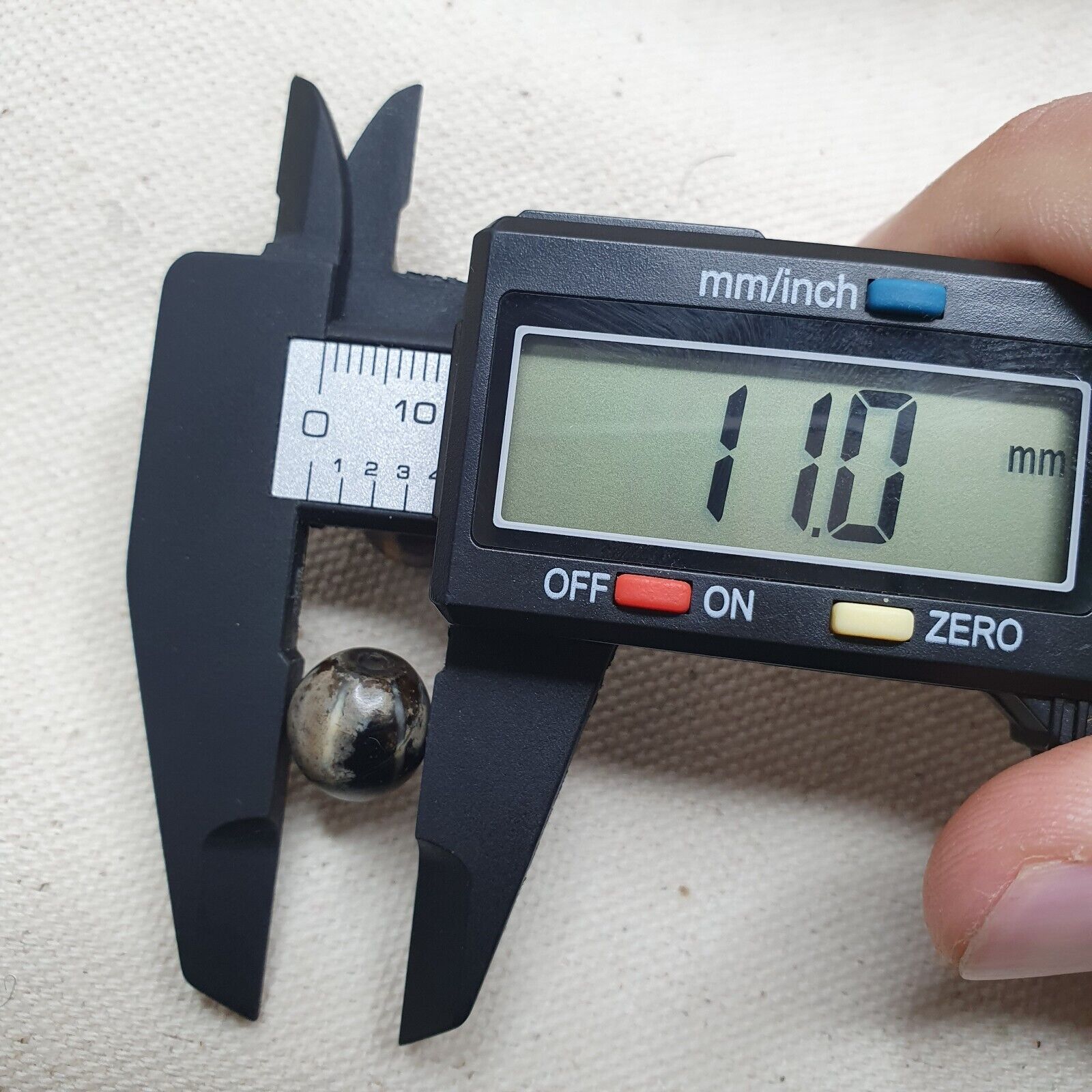 Genuine Antique Pyu Tircul Burmese Etched Pumtek with 6 lines VERY OLD