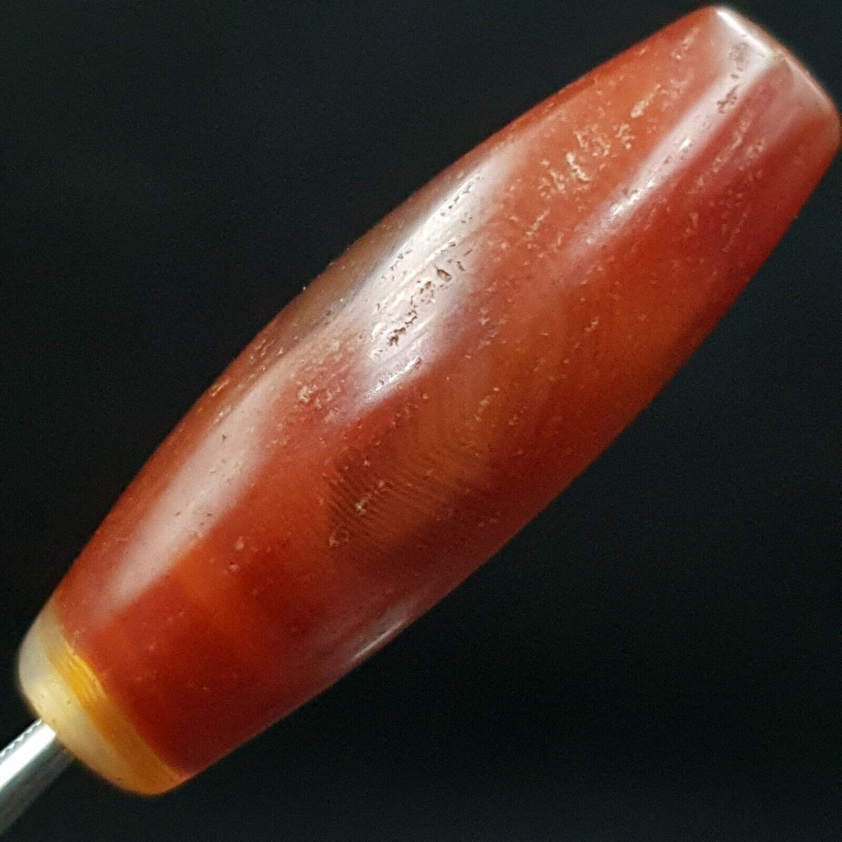 Antique Old Yemeni red Agate Middle Eastern African Agate Bead AFRD-1
