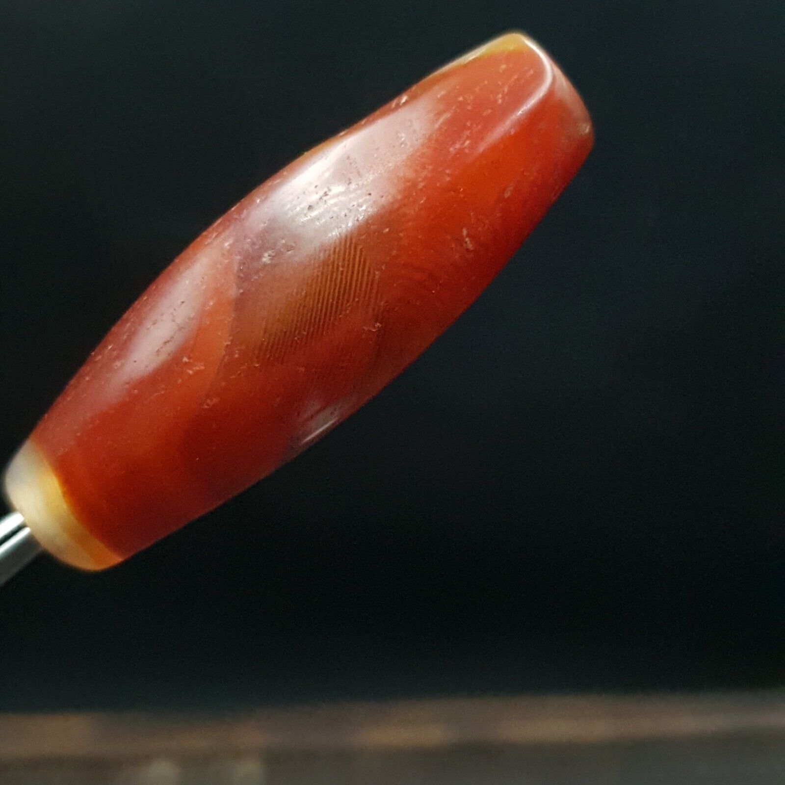 Antique Old Yemeni red Agate Middle Eastern African Agate Bead AFRD-1
