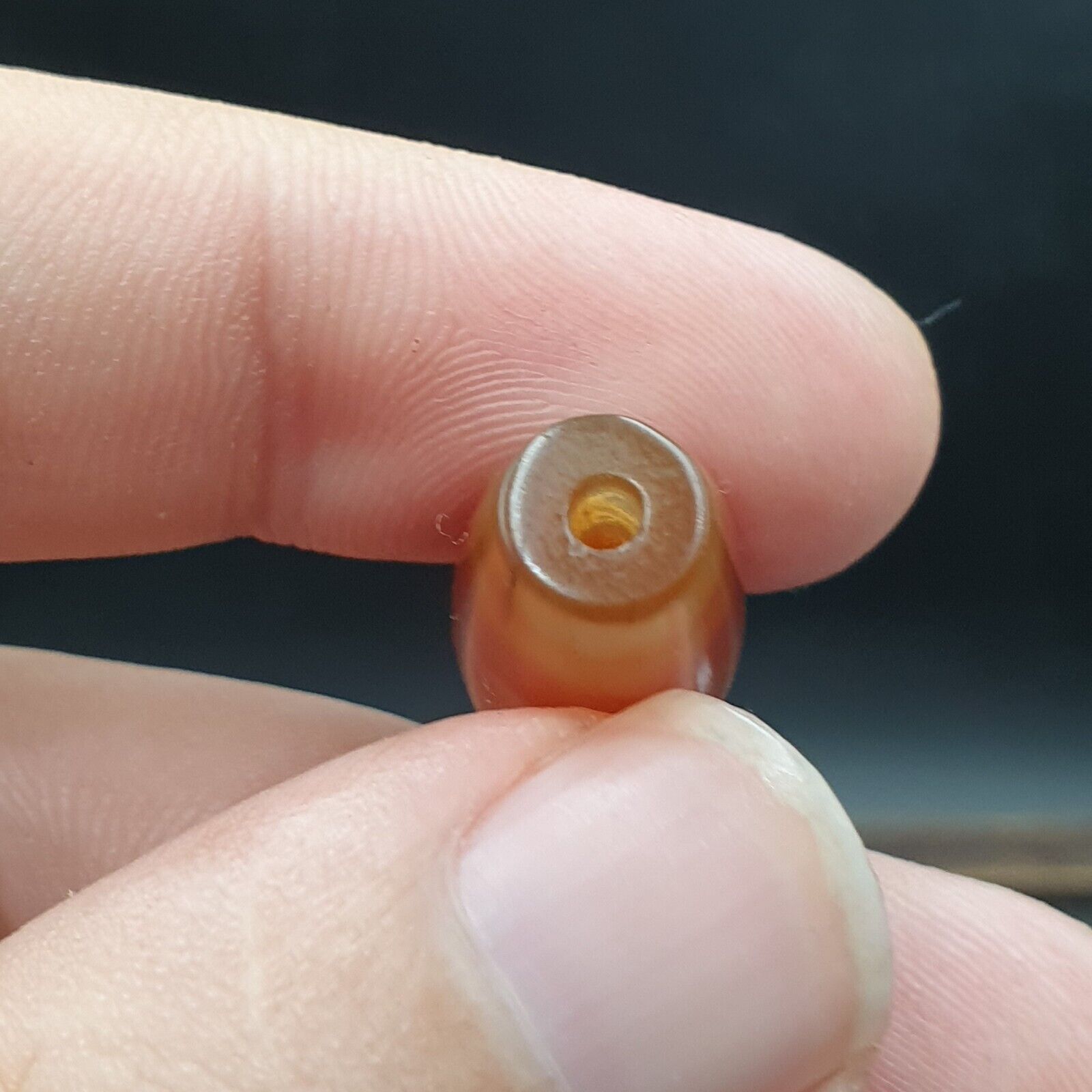 Antique Old African red Agate Traded Agate Bead AFRD-5