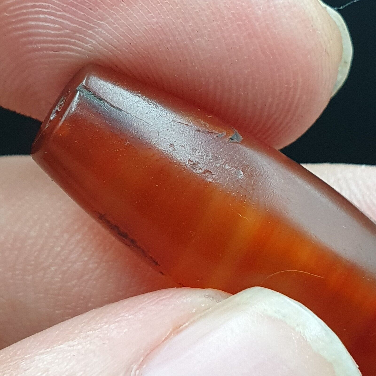 Antique Old African red Agate Traded Agate Bead AFRD-5