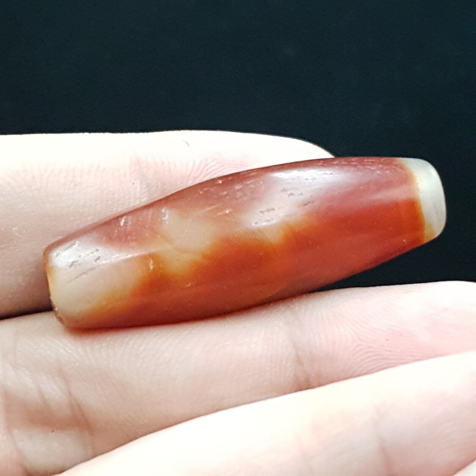 Antique Old Yemeni red Agate Middle Eastern African Agate Bead AFRD-1