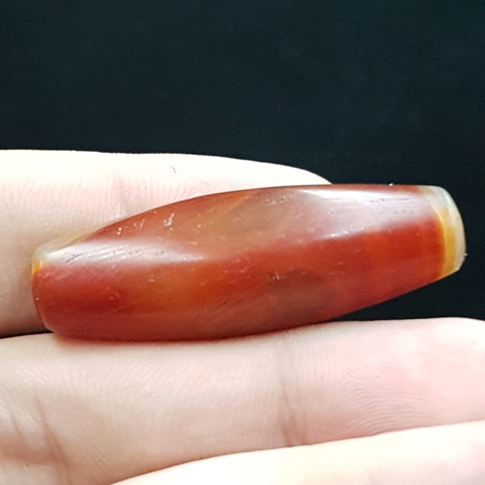 Antique Old Yemeni red Agate Middle Eastern African Agate Bead AFRD-1