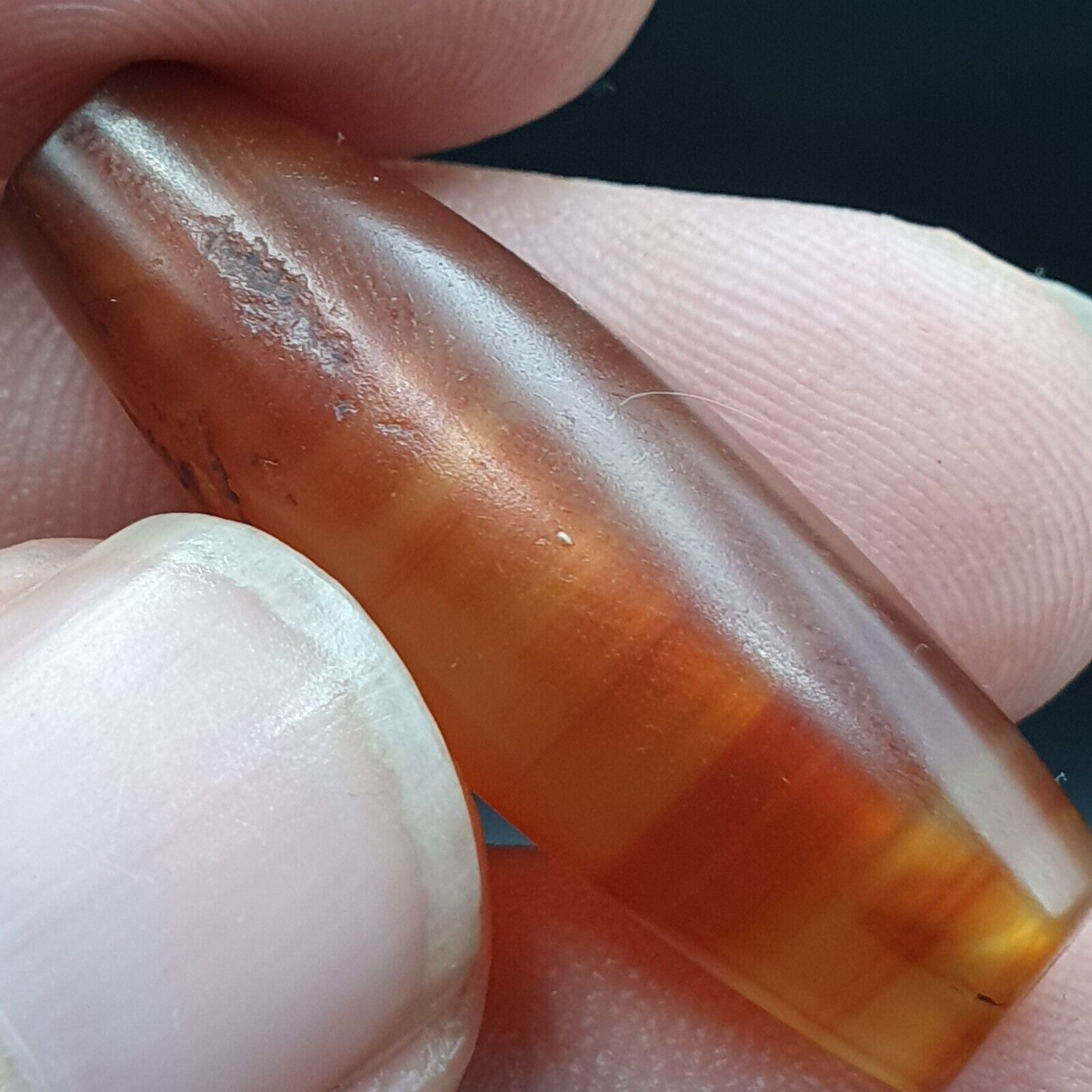 Antique Old African red Agate Traded Agate Bead AFRD-5