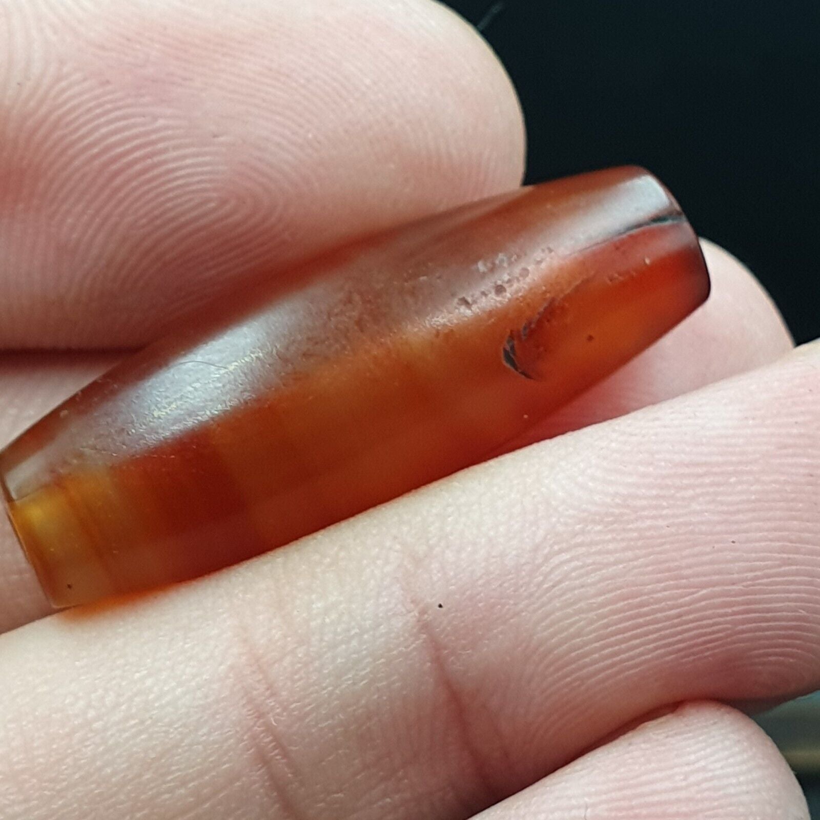 Antique Old African red Agate Traded Agate Bead AFRD-5